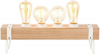 Brilliant Houten tafellamp White 4-lichts Brilliant HK18247S75