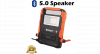 Werckmann Professionele Bouwlamp werklamp Bluetooth met speaker
