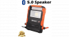 Werckmann Professionele Bouwlamp - werklamp Bluetooth met speaker afbeelding