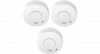 Alecto Sa-18 Triple Rookmelder Met Time-out Toets, 3 Pack, Wit