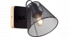 Brilliant 40110/76 - 1 Spots Wandlamp Metaal/Hout afbeelding