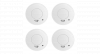 Alecto SA-18 8JR 4-PACK Rookmelder - 8 jaar batterij - Voldoet aan Europese norm EN14604 - 4 stuks