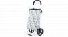 Rixx Geometric shopping trolley 38 l pastelkleuren