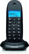 Motorola C1001CB+ Eenvoudige DECT Telefoon - Blauw Display - Handenvrije functie - Callblock Functie afbeelding