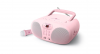 Muse MD-203KP - Boombox met radio/CD-speler en microfoon, kids, roze afbeelding