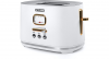 Muse MS-130W - Broodrooster, 1.000 W, wit/messing afbeelding