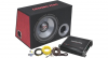 Ground Zero GZ BASS KIT 12.300 - Autosubwoofer - 12" Basreflex Subwoofer-behuizing - Complete Set met Versterker & Kabelset afbeelding