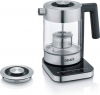 Graef WK350 Waterkoker 1 l 2000 W Zwart, Roestvrijstaal, Transparant afbeelding