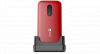 Doro 2820 - Eenvoudige Senioren Klaptelefoon - 4G - Rood afbeelding