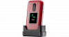 Doro 2880 - Eenvoudige Senioren Klaptelefoon Met Extern Display - 4G - Rood/Wit afbeelding