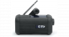 Muse MH-08 MB Solar Radio met Bluetooth & NFC â" Noodradio met Zonnepaneel, Handzwengel en USB-C