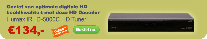 Humax IRHD-5000C HD Tuner. €134,-