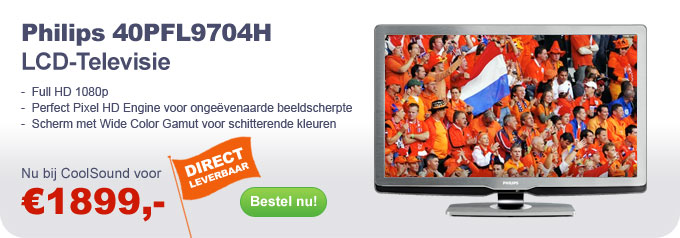 Philips 40PFL9704H LCD-Televisie. Nu bij CoolSound voor €1899,-